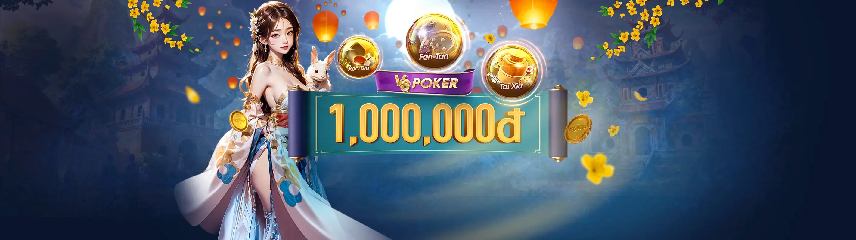 Hình ảnh sang trọng của Câu lạc bộ VIP Poker Kings với thẻ bài vàng và chip